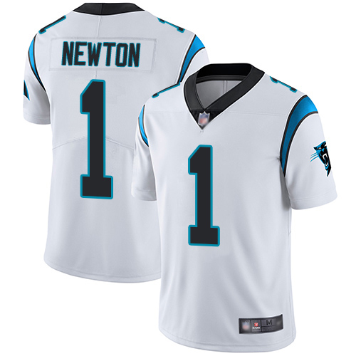 Carolina Panthers Limited White Youth Cam Newton Road Jersey NFL Football 1 Vapor Untouchable